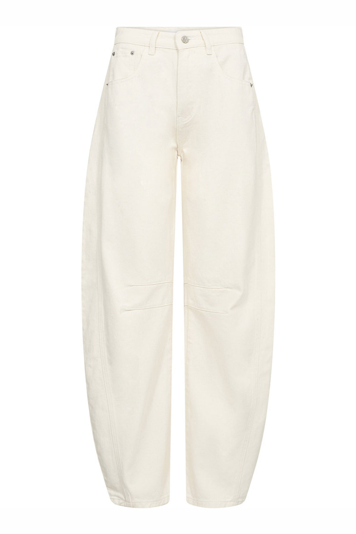 Drew Barrel Panel Tall Jeans W White - HL10573