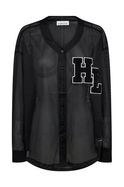 Drift LS Court Blouse Black - HL10434 Thumbnail