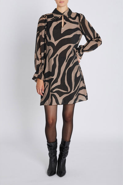 DuscleBBArmada dress Zebra print - BBW4669 Thumbnail
