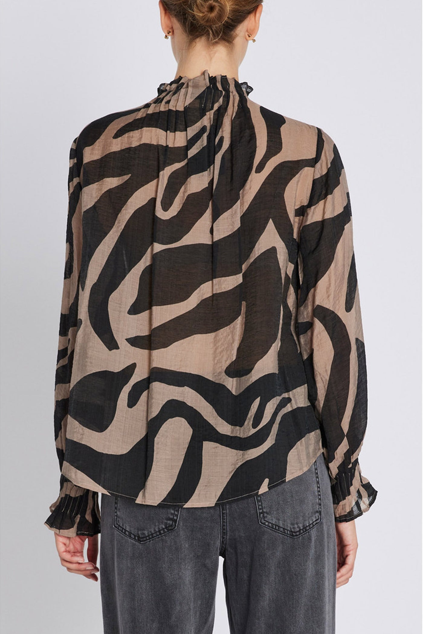 DuscleBBTerese blouse Zebra print - BBW4672