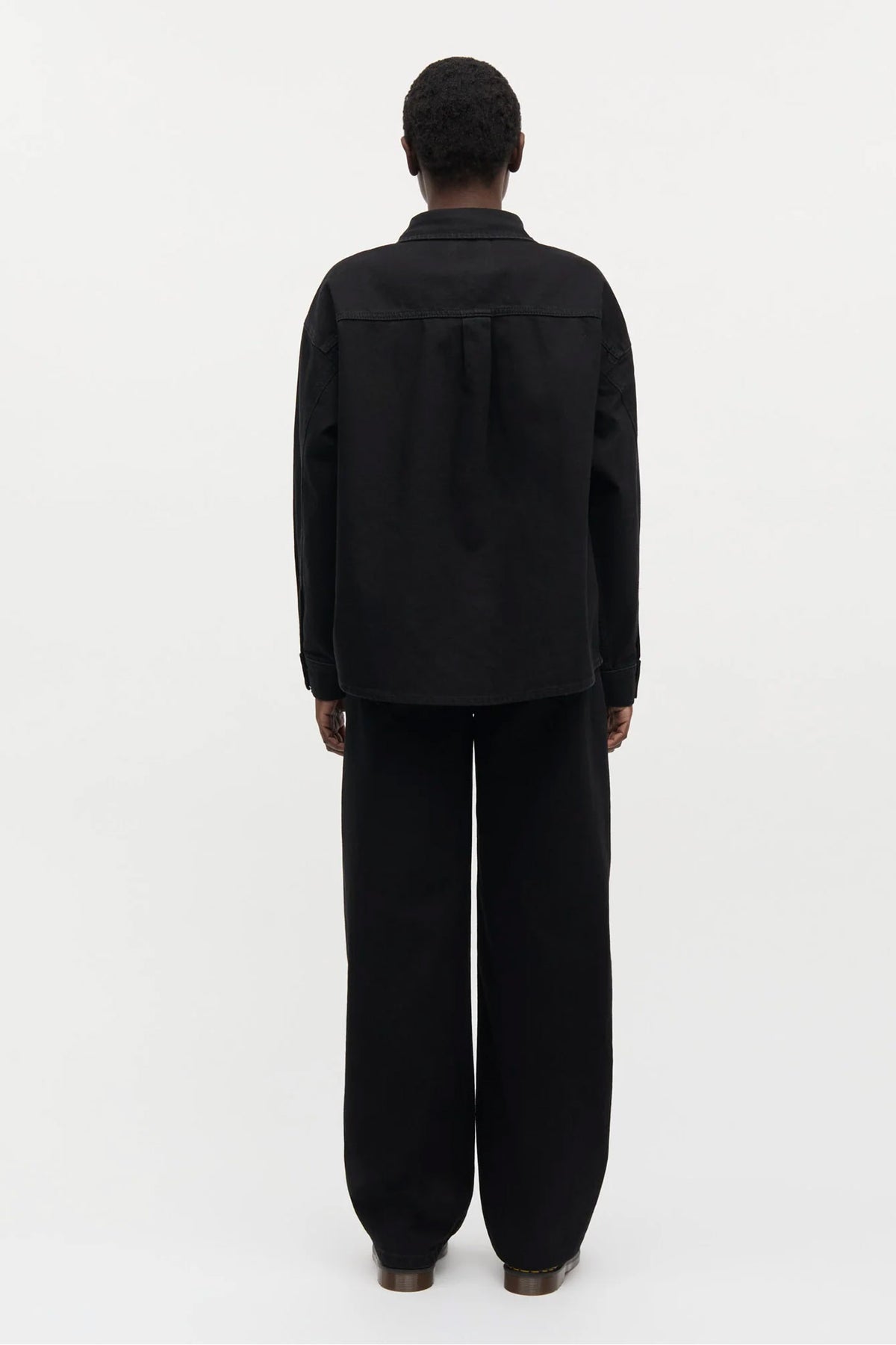 Dyed Denim Gisla Shirt Black - 205404