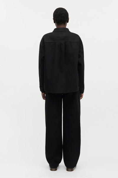 Dyed Denim Gisla Shirt Black - 205404 Thumbnail