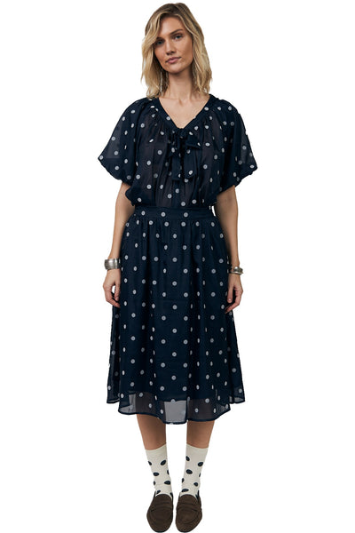 PineLL Blouse 23 Dark Blue - 26171-1051 Thumbnail