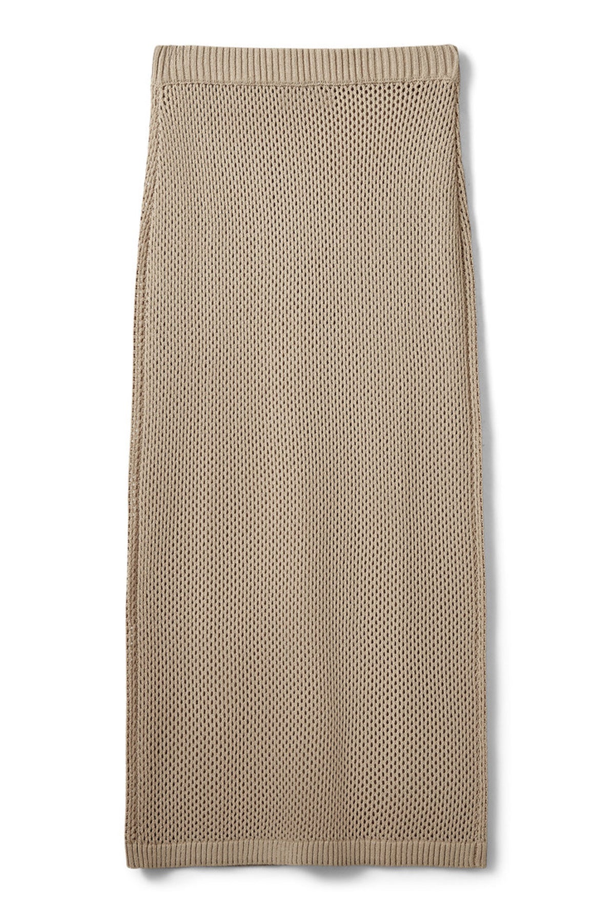 ELADASW KNIT MAXI SKIRT 8058 Feather Gray - S262351