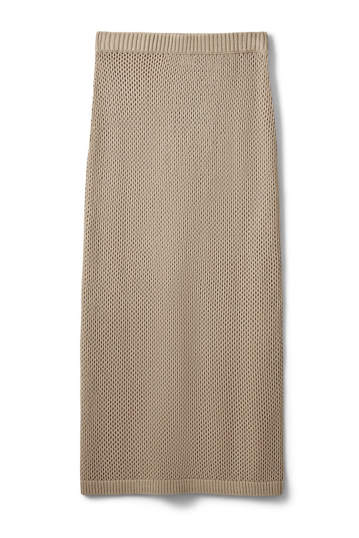 ELADASW KNIT MAXI SKIRT 8058 Feather Gray - S262351
