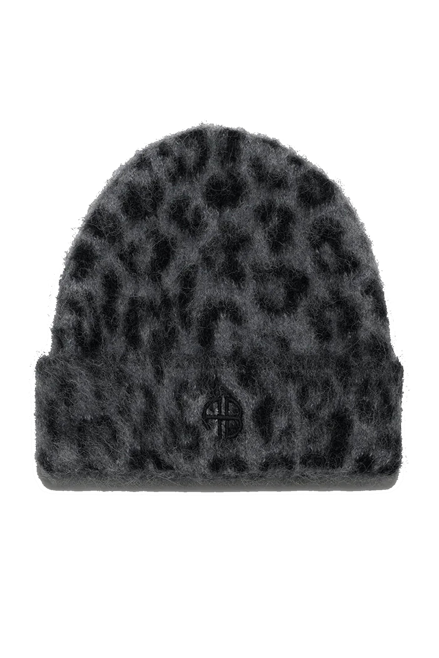 ELIA BEANIE Grey leopard - A-12-11732-MTL98