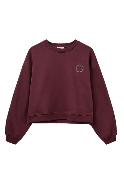 ELINSW SWEATSHIRT 4162 Plum - S254510 Thumbnail