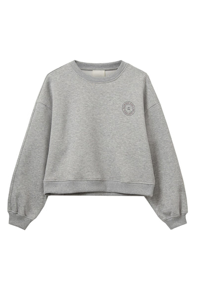 ELINSW SWEATSHIRT 8010 Grey melange - S254510 Thumbnail