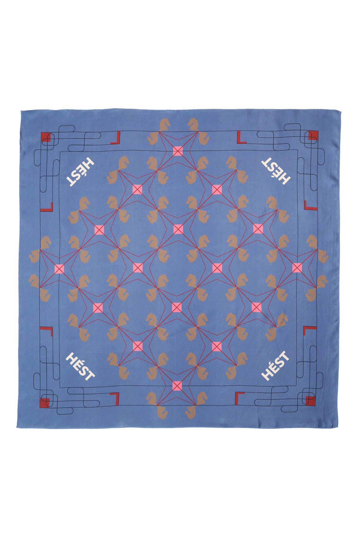 ELIZA Silk Scarf Small 4008 Nightshadow Blue - 2530330262