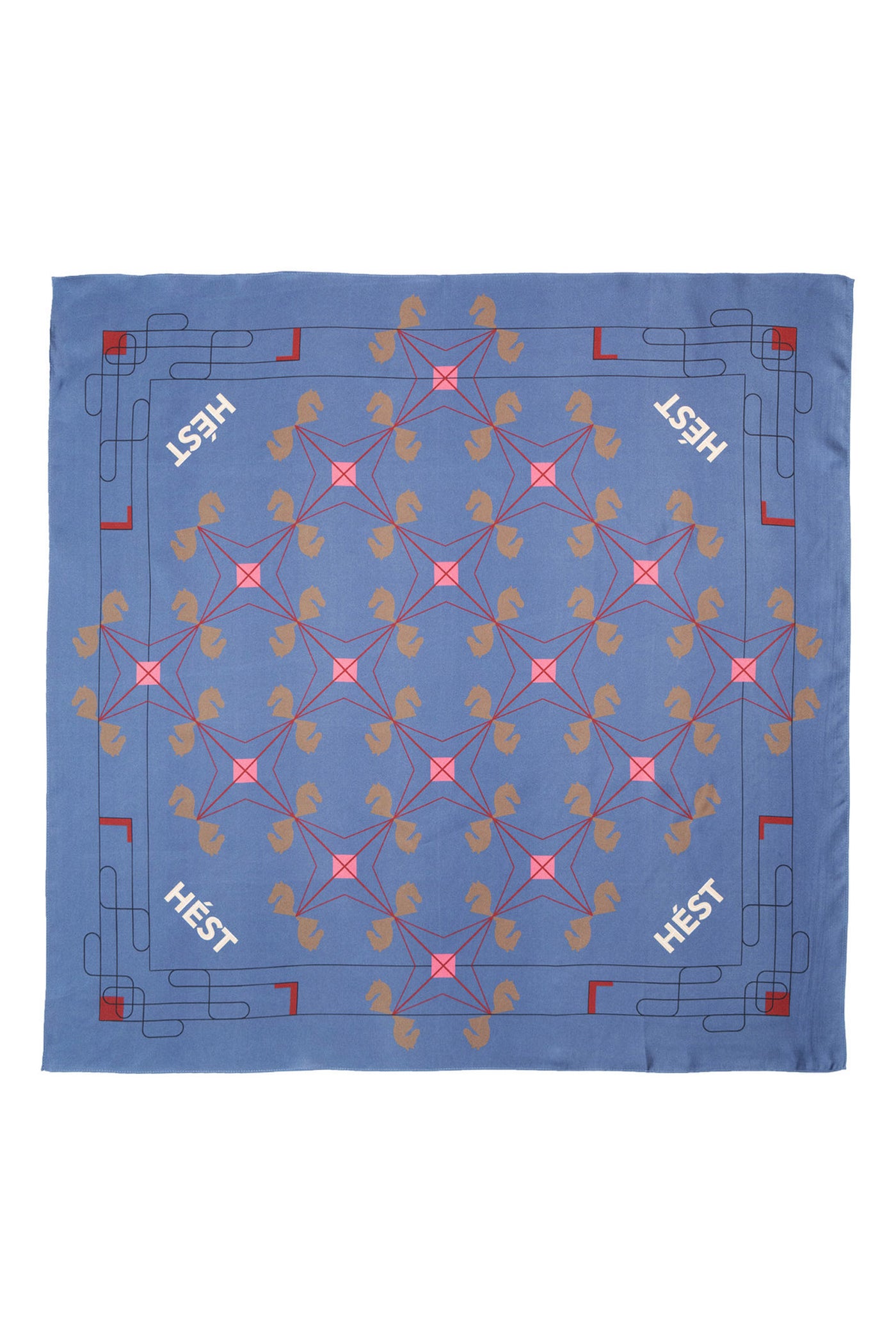 ELIZA Silk Scarf Small 4008 Nightshadow Blue - 2530330262