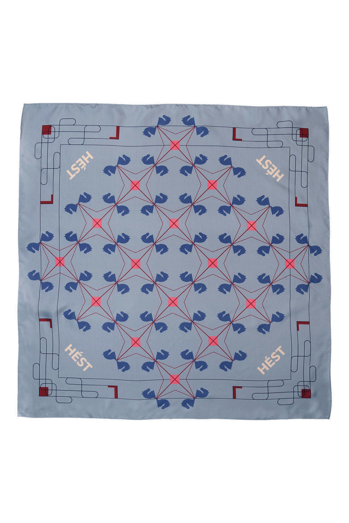 ELIZA Silk Scarf Small 7003 Titanium