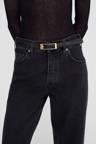 ELLY BELT SMOOTH Black - A-12-12729 Thumbnail