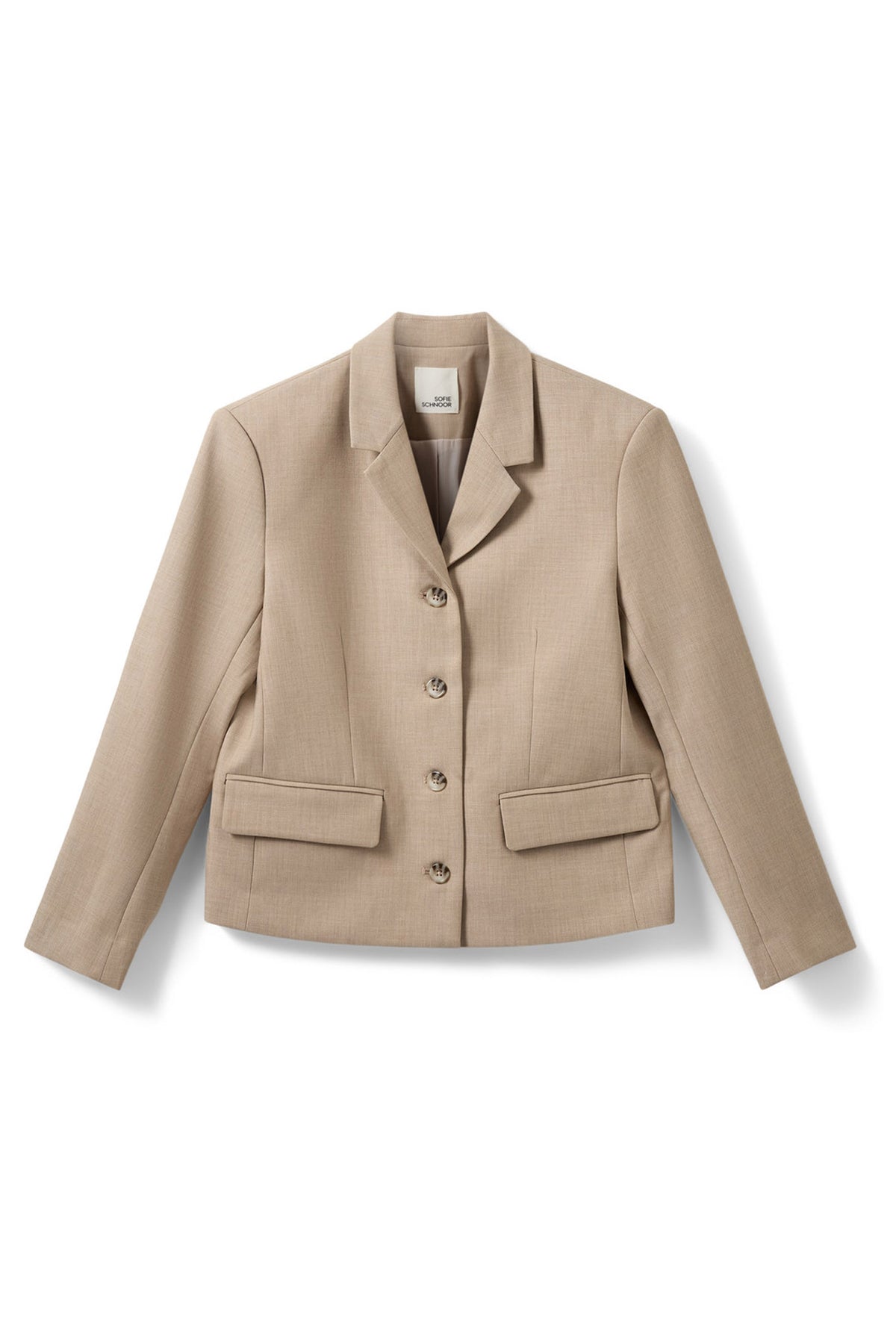 ELLYSW SHORT BLAZER 7105 Light Sand - S262412