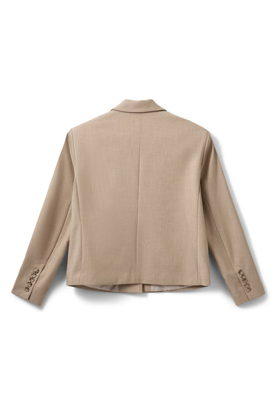 ELLYSW SHORT BLAZER 7105 Light Sand - S262412 Thumbnail