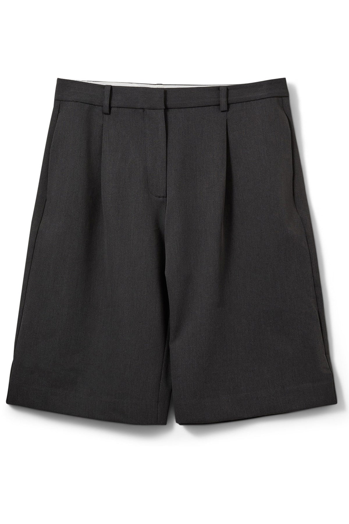 ELSASW BERMUDA SUITING SHORTS 8008 Dark grey - S261377