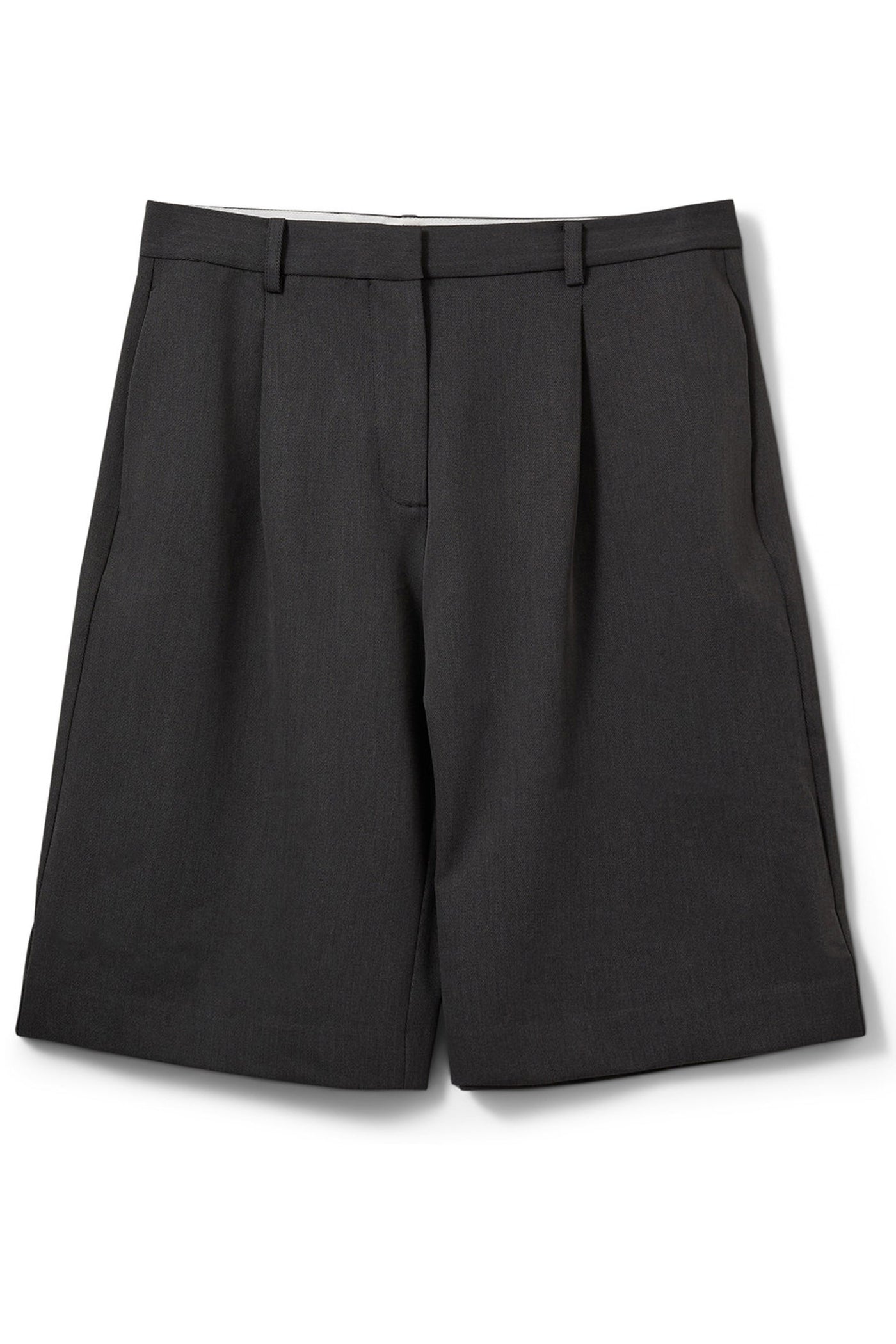 ELSASW BERMUDA SUITING SHORTS 8008 Dark grey - S261377