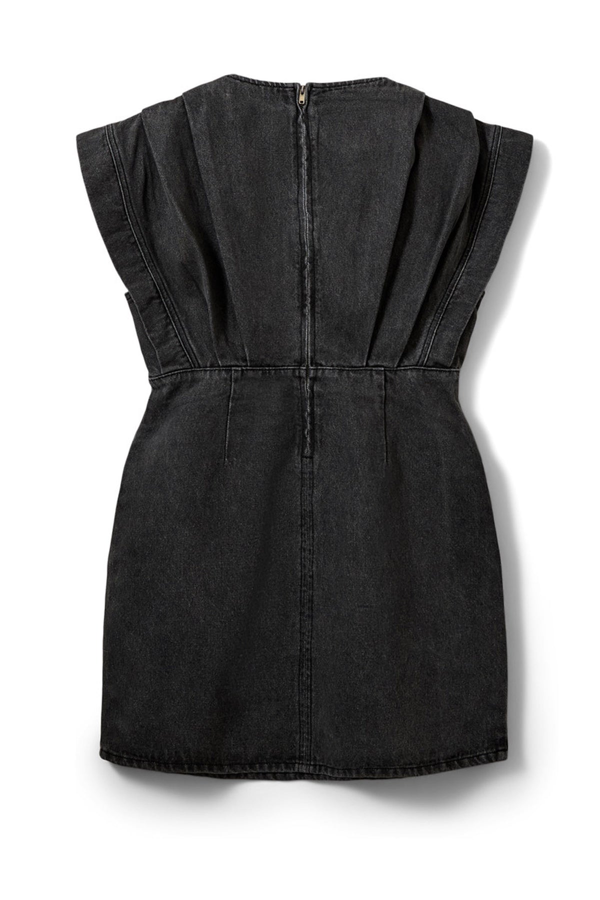 ENYASW MIDI DENIM DRESS 1024 Black washed Denim - S262280