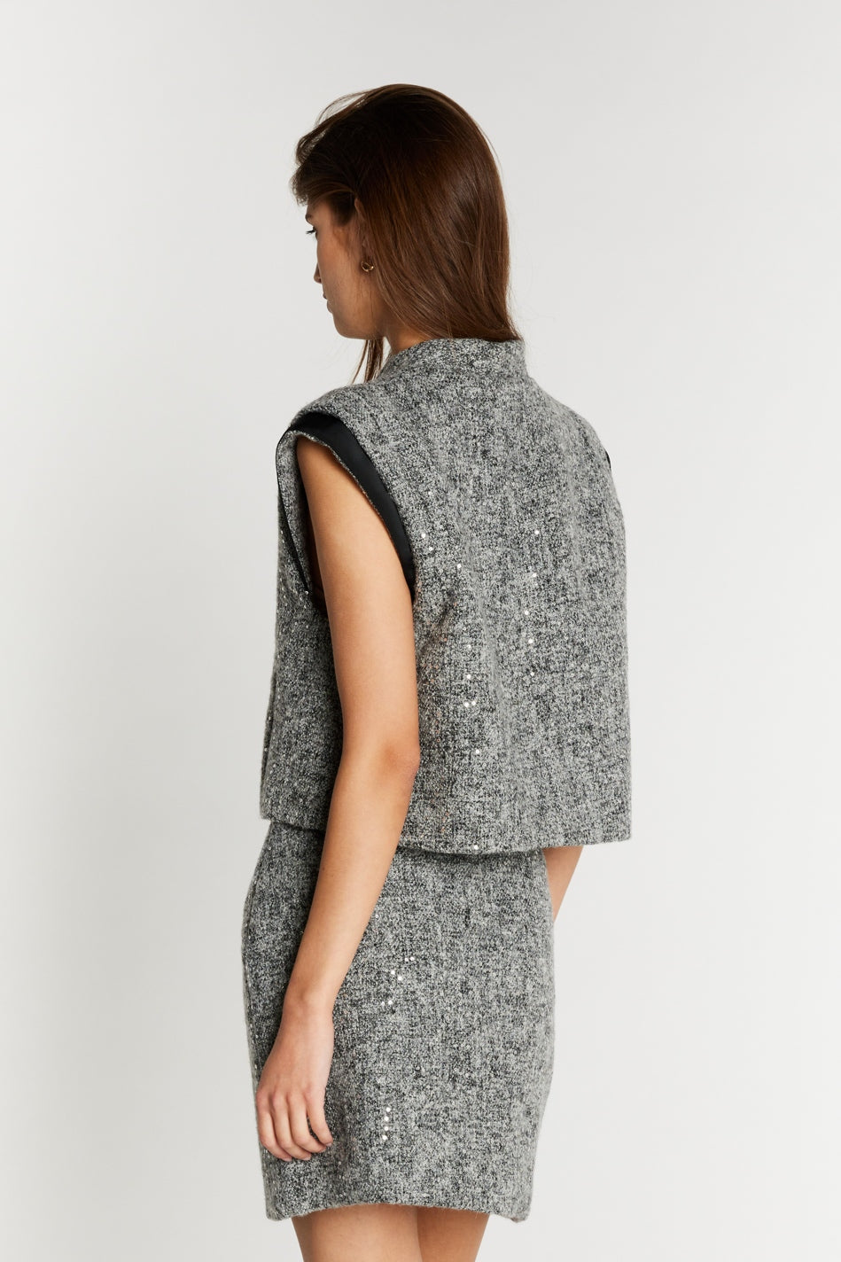 RhytisBBJoanina skirt Grey Melange - BBW5142