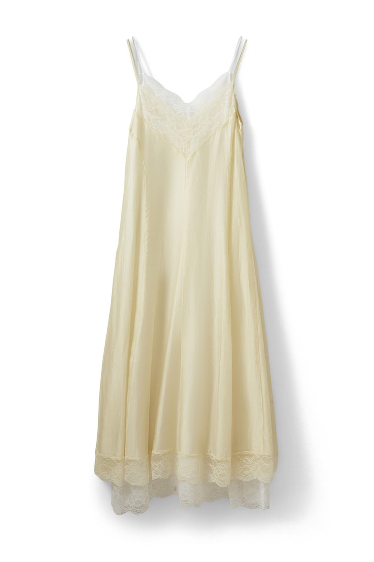 ESMASW DRESS WITH LACE DETAILS 0158 Creme Yellow - S262415