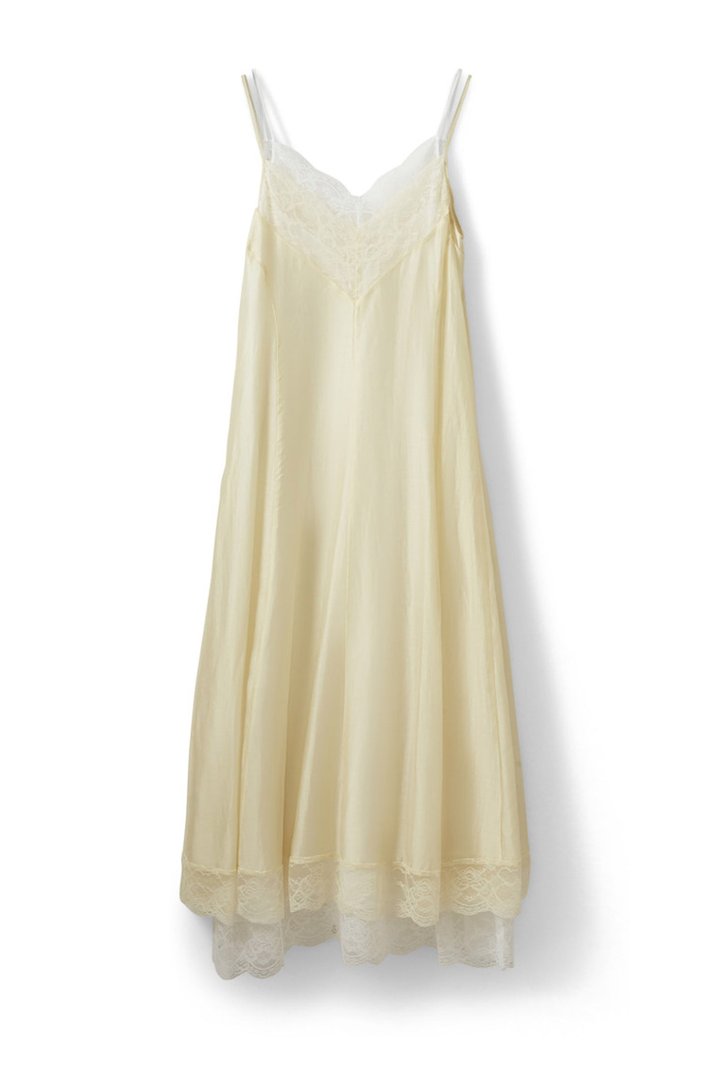 ESMASW DRESS WITH LACE DETAILS 0158 Creme Yellow - S262415