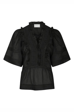 EVIENNE S VOILE 161856 BLUSER Black - EVIENNE S VOILE 161856
