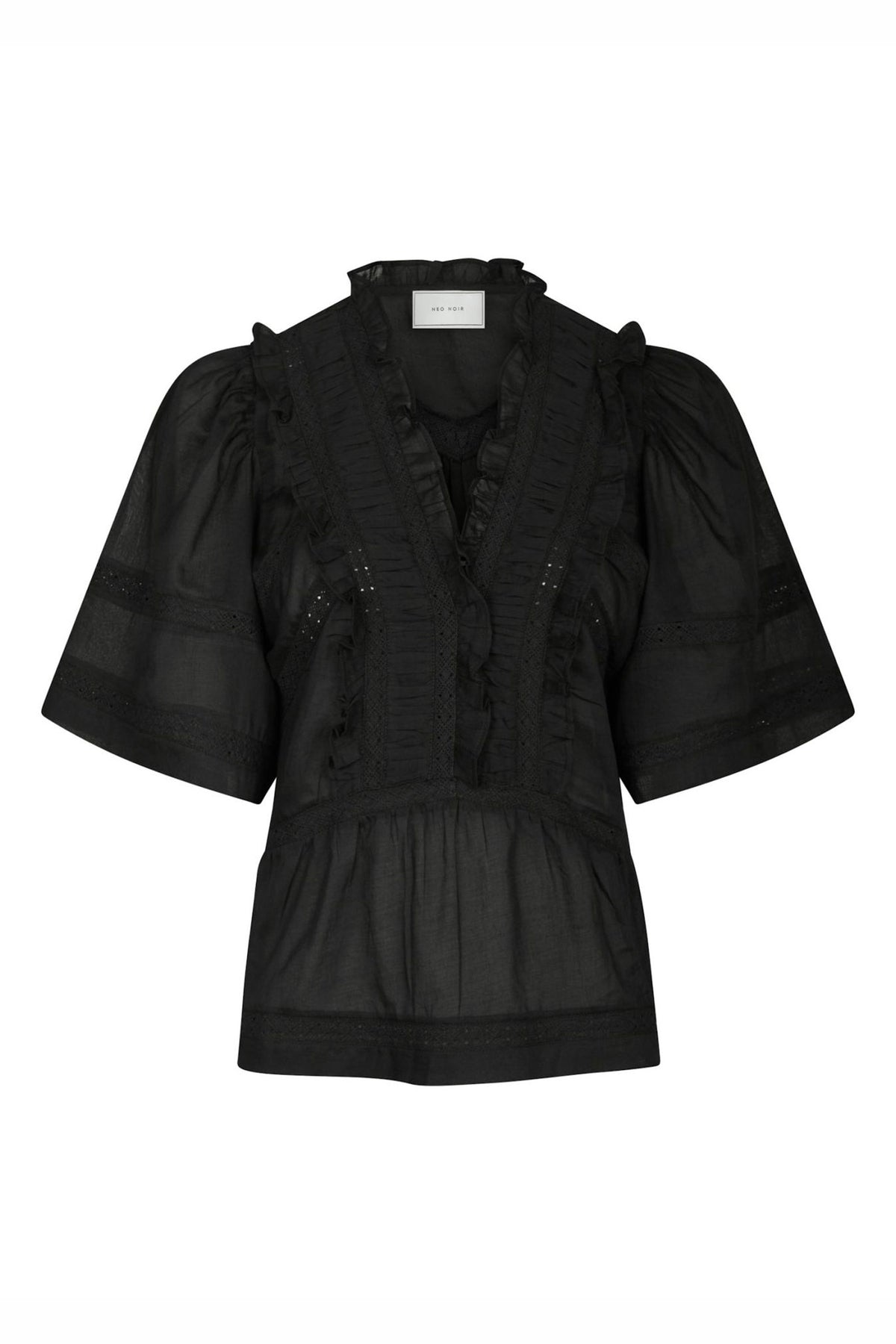 EVIENNE S VOILE 161856 BLUSER Black - EVIENNE S VOILE 161856