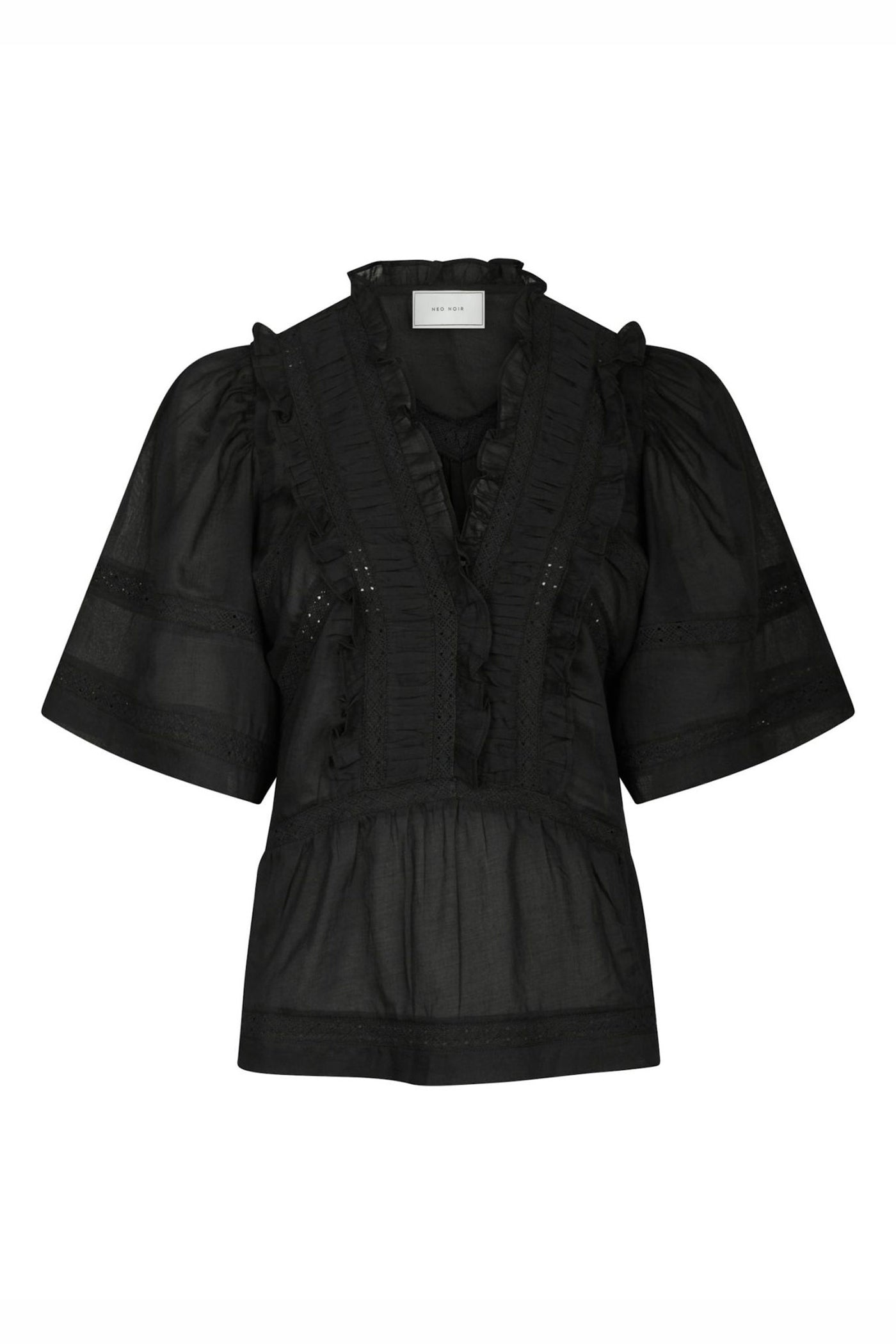 EVIENNE S VOILE 161856 BLUSER Black - EVIENNE S VOILE 161856