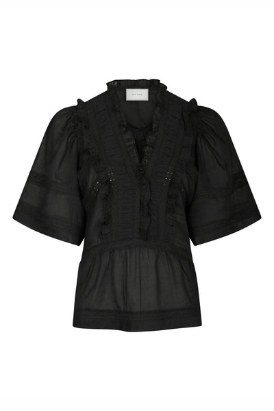 EVIENNE S VOILE 161856 BLUSER Black - EVIENNE S VOILE 161856 Thumbnail