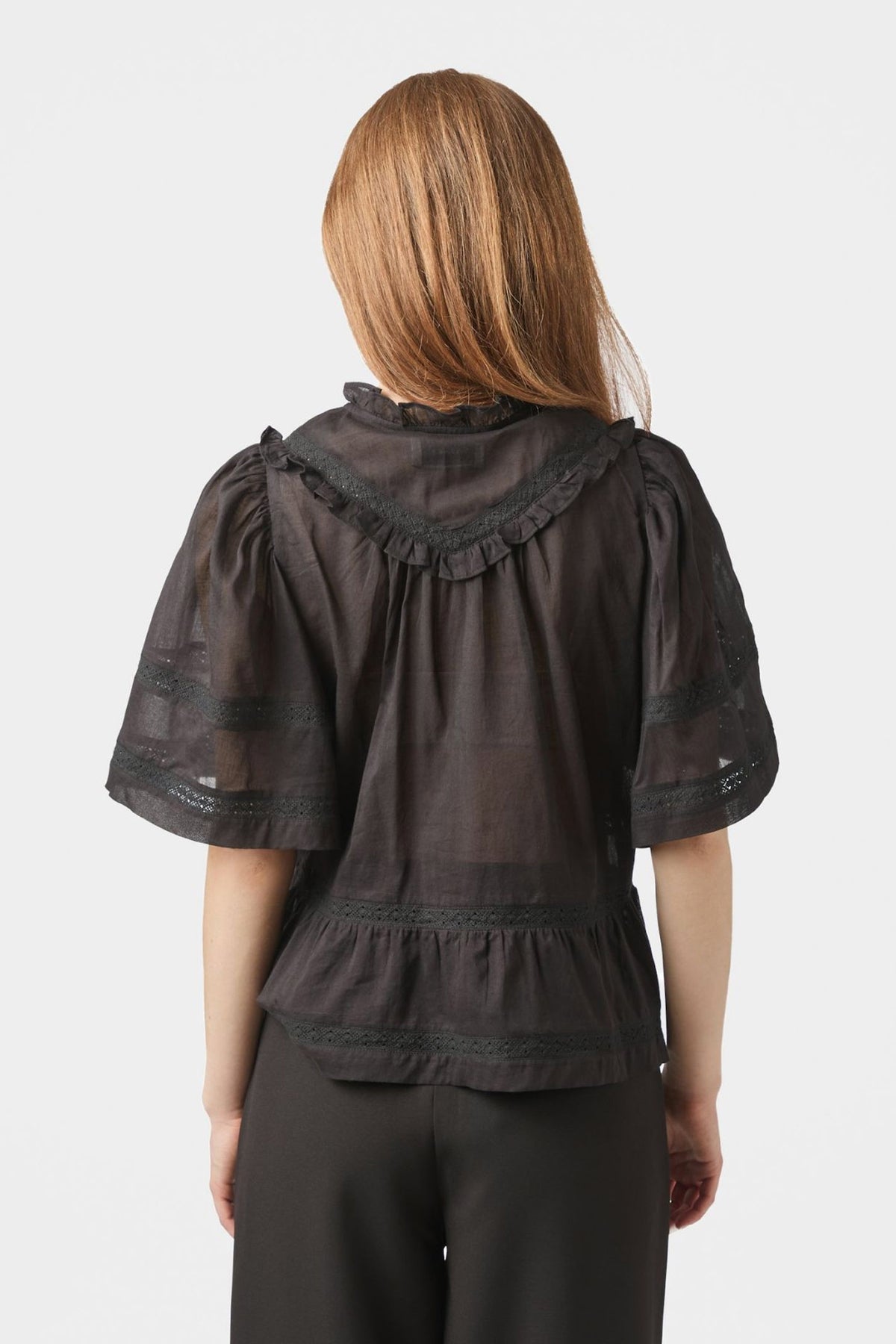 EVIENNE S VOILE 161856 BLUSER Black - EVIENNE S VOILE 161856
