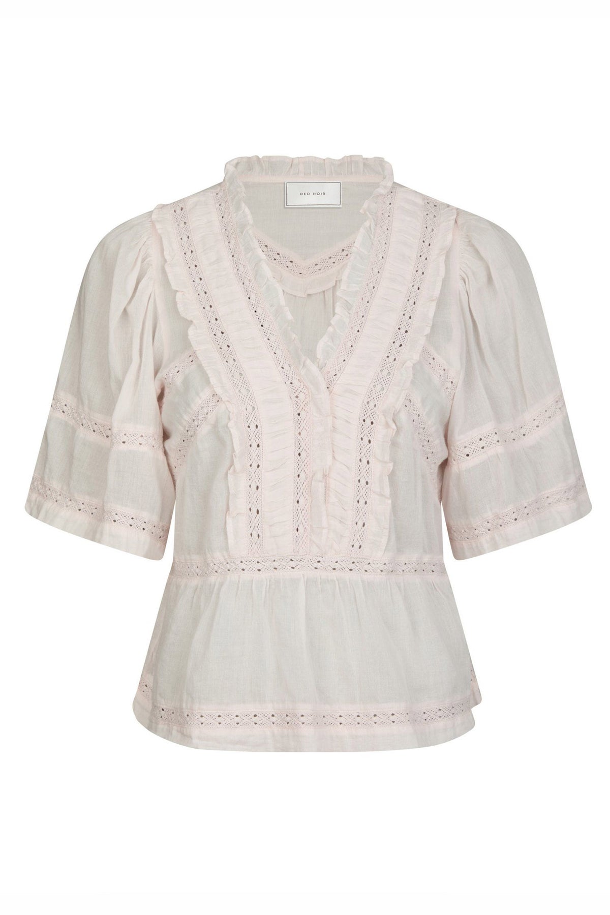EVIENNE S VOILE 161856 BLUSER LIGHT PINK - EVIENNE S VOILE 161856