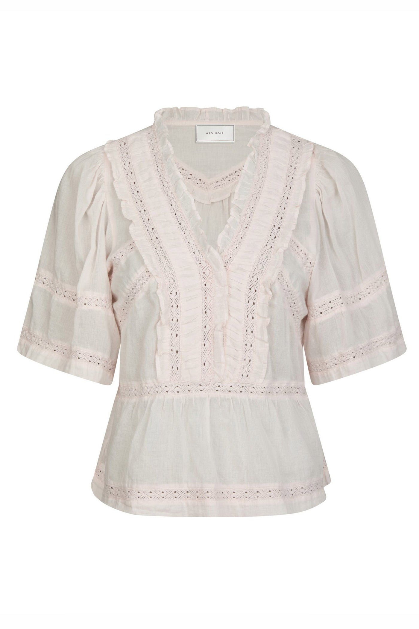 EVIENNE S VOILE 161856 BLUSER LIGHT PINK - EVIENNE S VOILE 161856