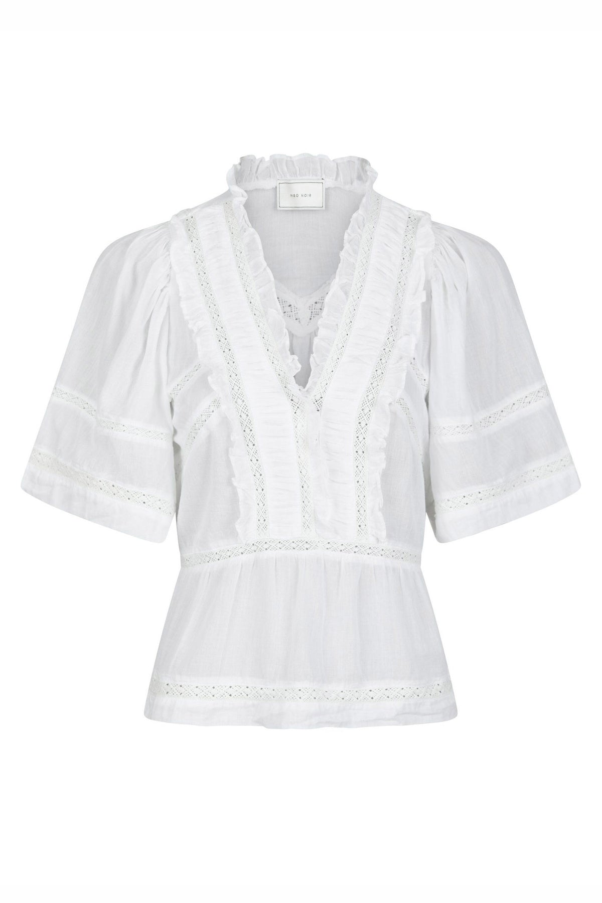 EVIENNE S VOILE 161856 BLUSER White - EVIENNE S VOILE 161856