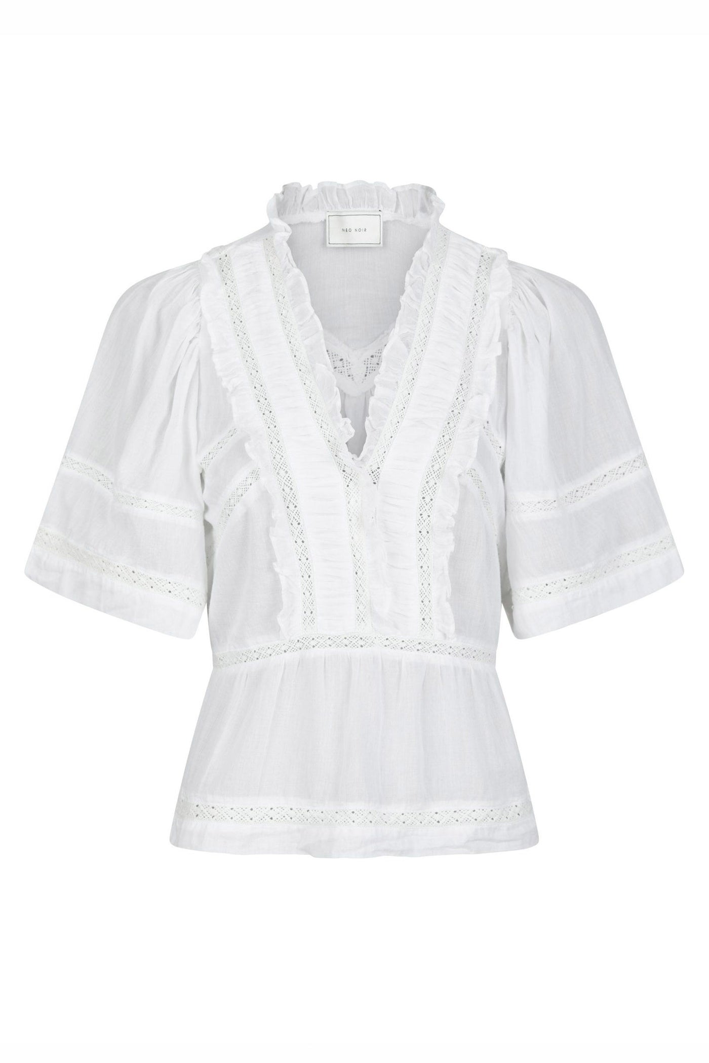 EVIENNE S VOILE 161856 BLUSER White - EVIENNE S VOILE 161856