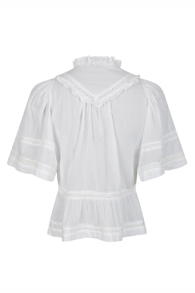 EVIENNE S VOILE 161856 BLUSER White - EVIENNE S VOILE 161856 Thumbnail