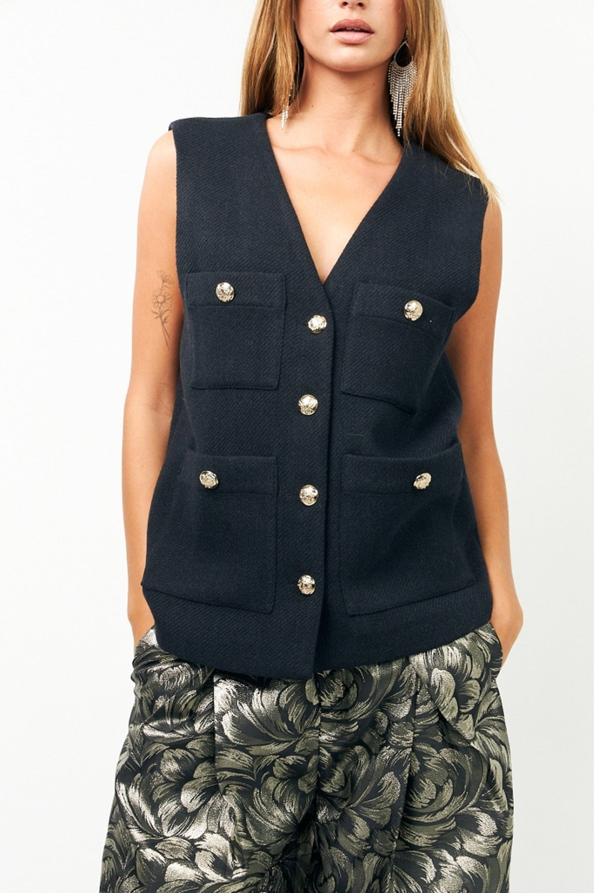 Edel Vest SS 27 Dark Navy - 25588-7004