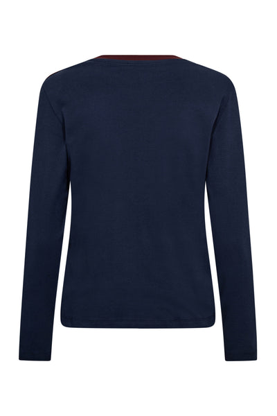 EdgeCC Sport LS Tee 120-Navy - 33191 Thumbnail