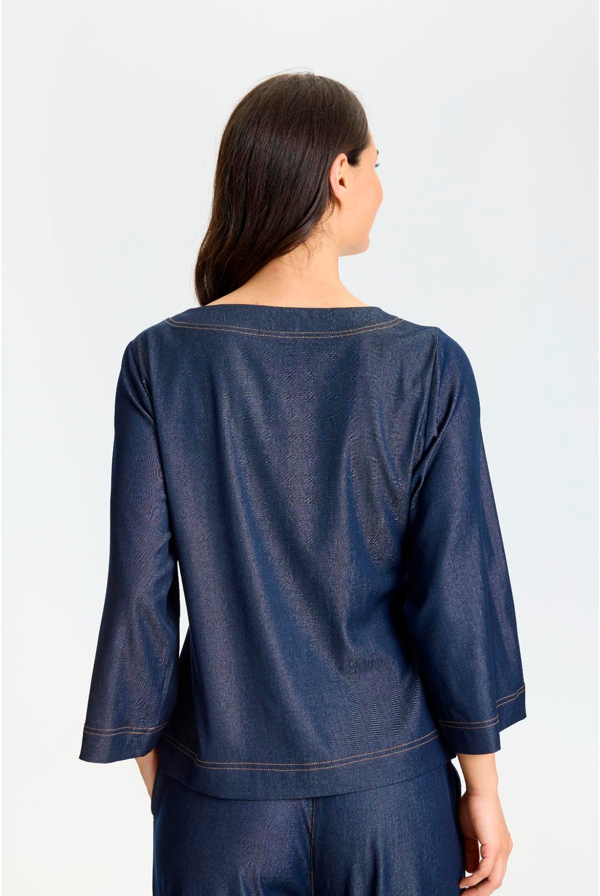 Effi blouse DARK BLUE - 17313