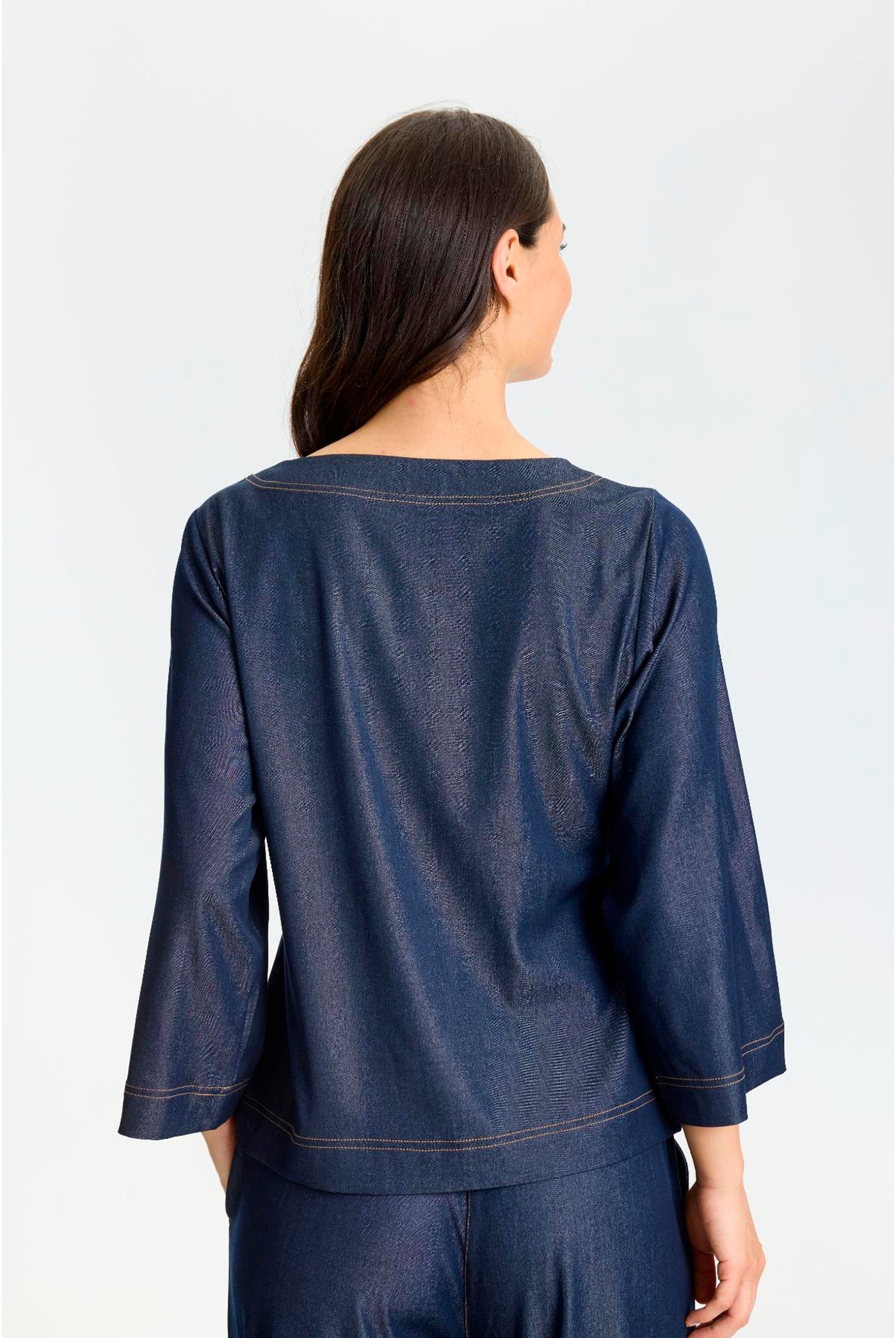 Effi blouse DARK BLUE - 17313