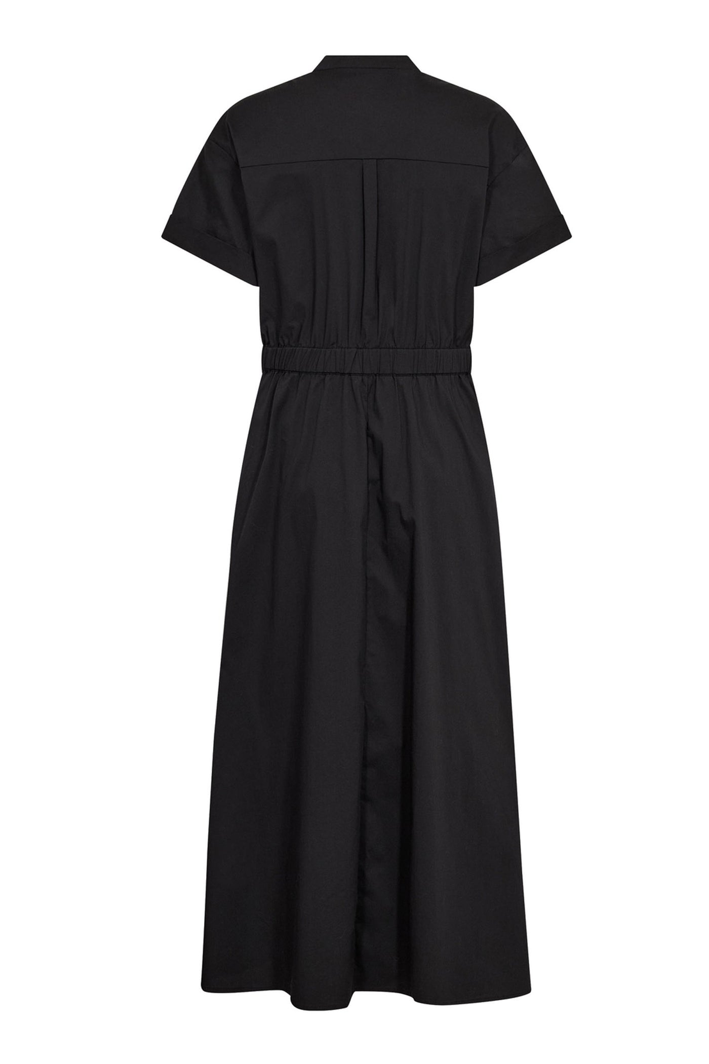 ElaraCC Wrap SS Dress 96-Black - 46112