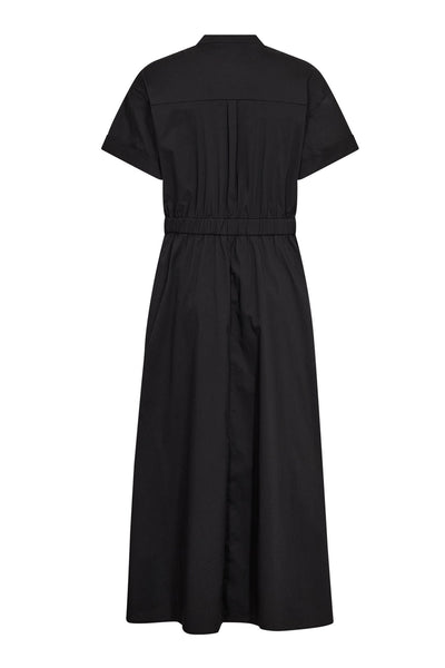 ElaraCC Wrap SS Dress 96-Black - 46112 Thumbnail