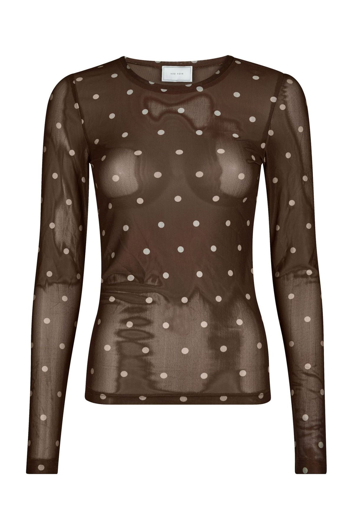 Ella Dot Blouse Brown - 168270