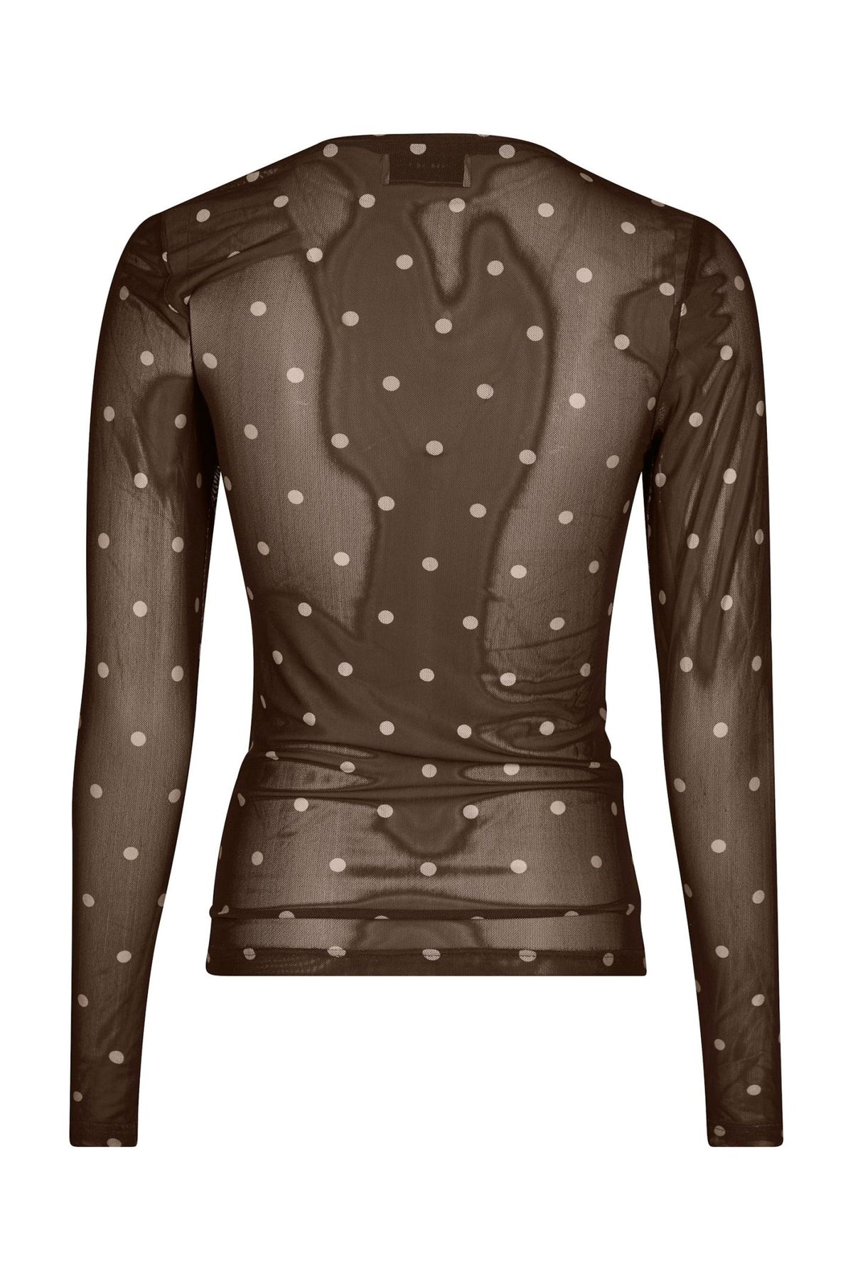 Ella Dot Blouse Brown - 168270