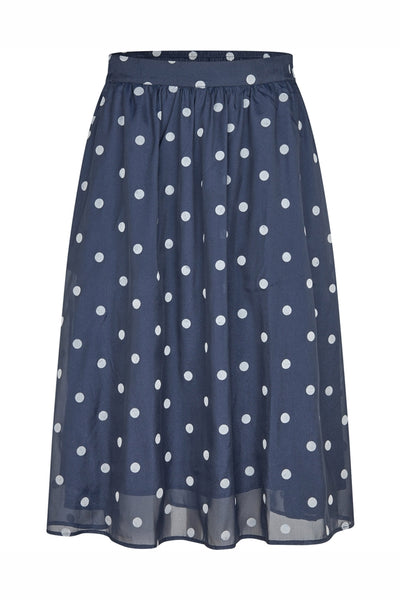 Ellall Midi Skirt DARK BLUE - 26171-2035 Thumbnail