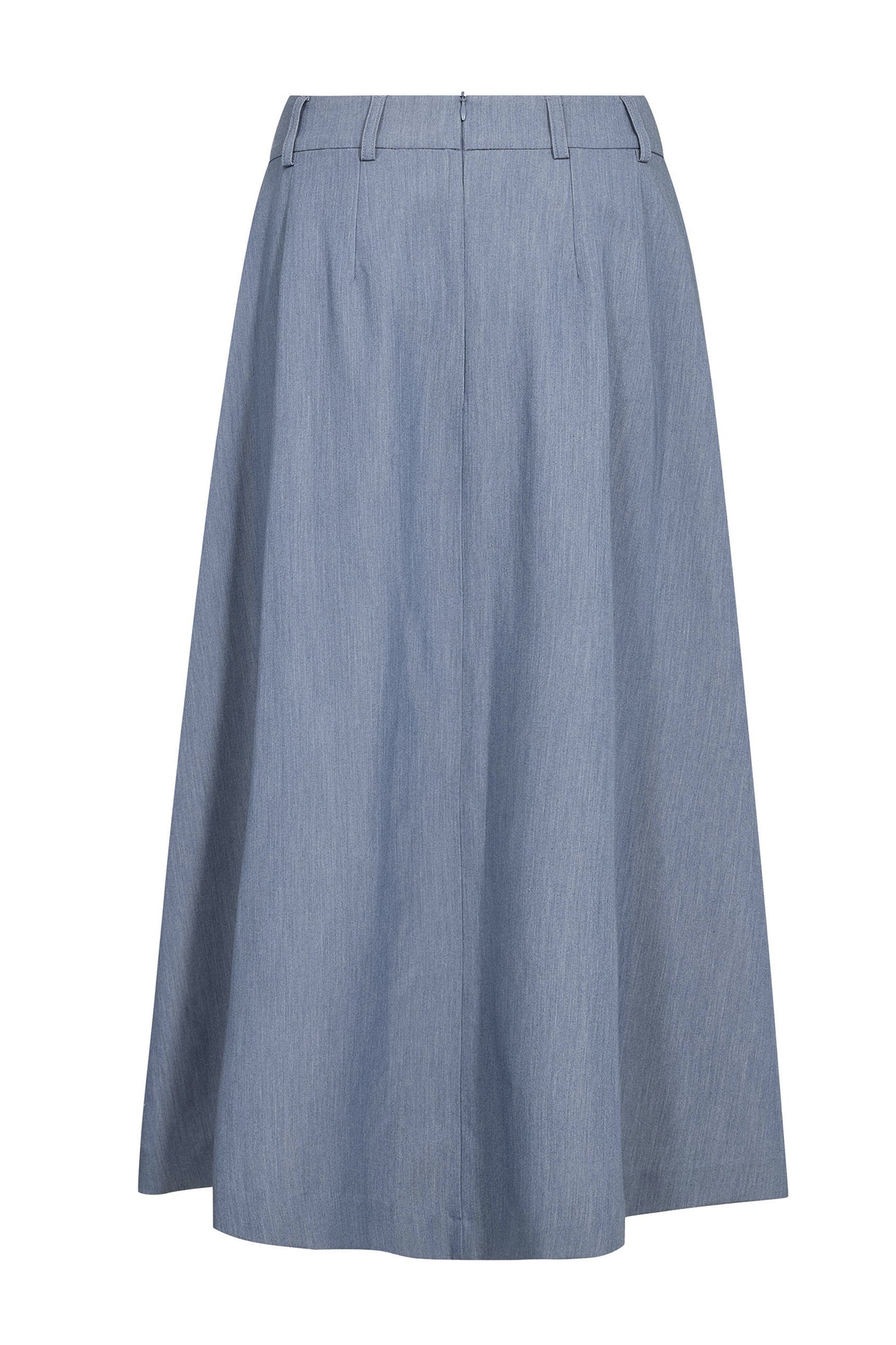 EllyCC Pleat Skirt 586-Dusty Blue - 44043