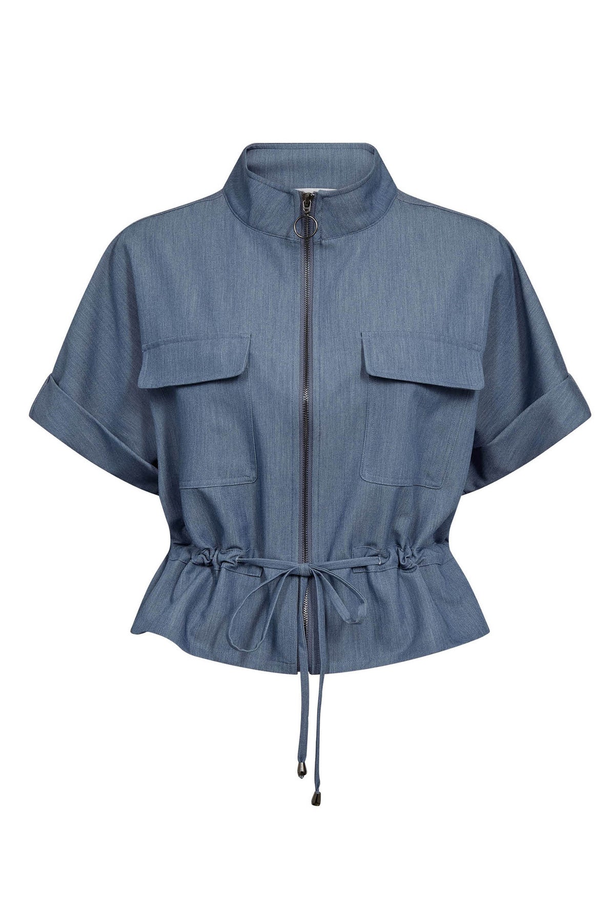EllyCC Vest 586-Dusty Blue - 40061
