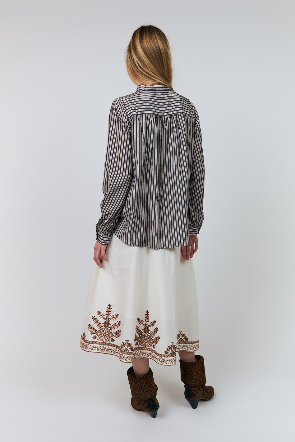 LariLL Shirt LS 08 Beige - 26487-1054