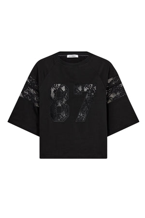 ElyCC 87 Lace Tee Sweat 65001-Black - 500029