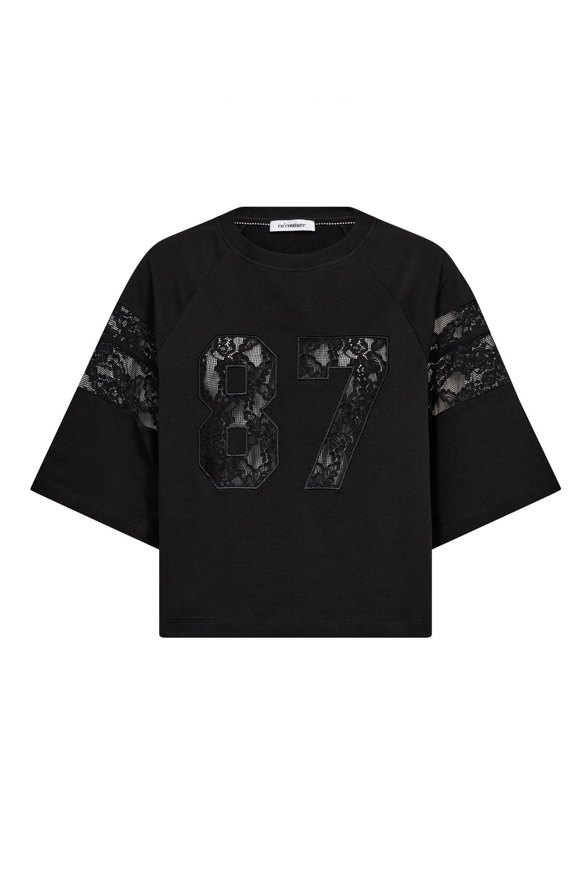 ElyCC 87 Lace Tee Sweat 65001-Black - 500029