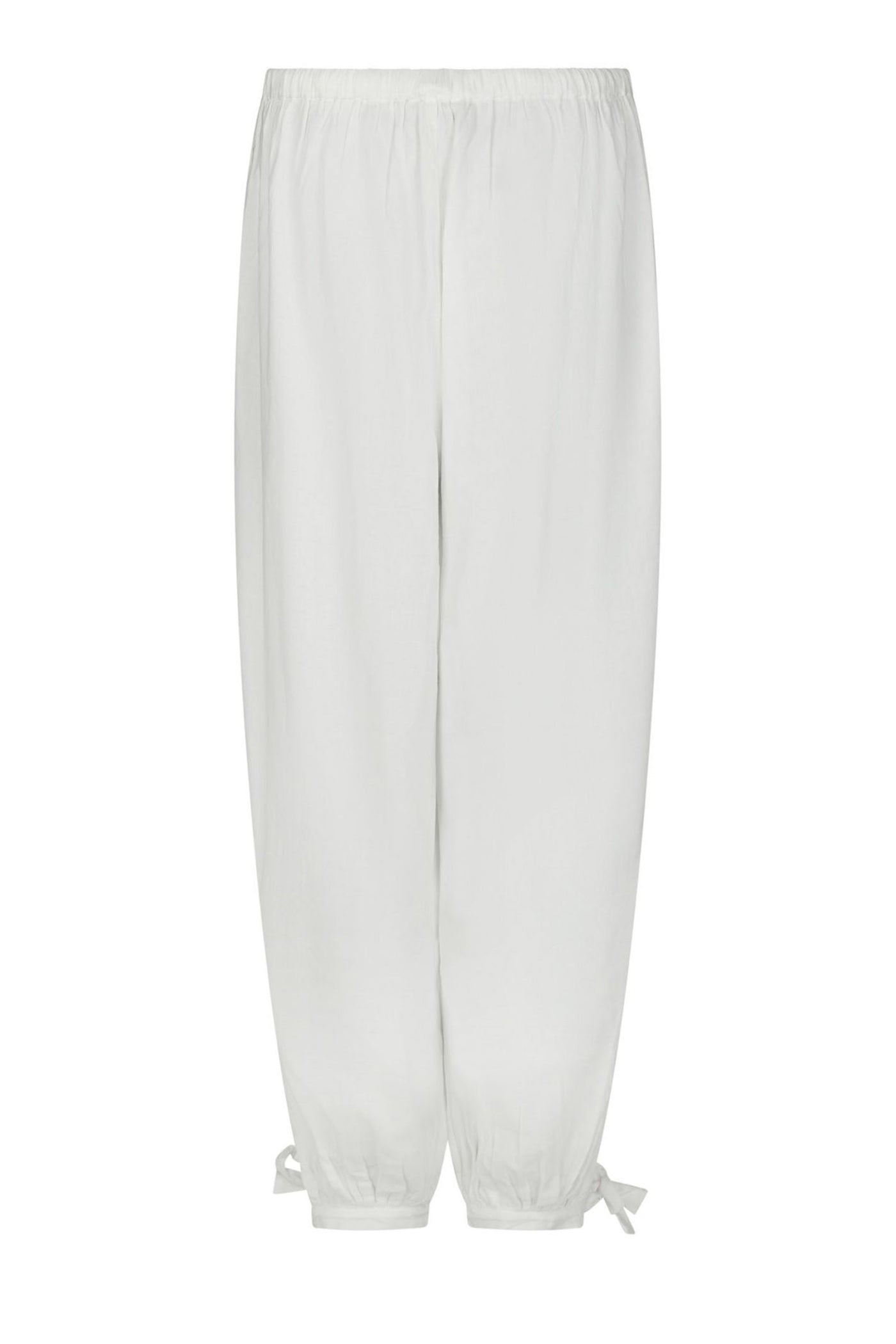 Elyse S Voile Balloon Pants White - 169158