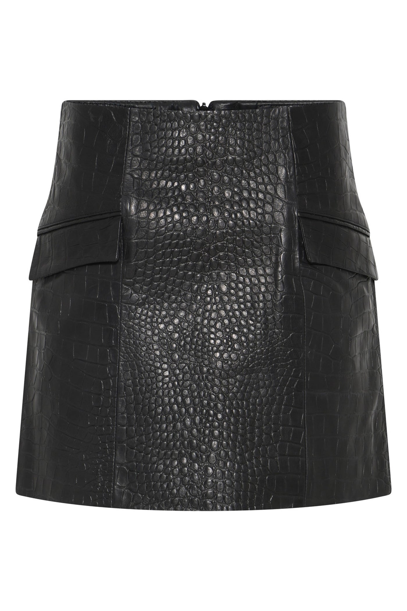 EmbossedBBSiana leather skirt Black - BBW4686